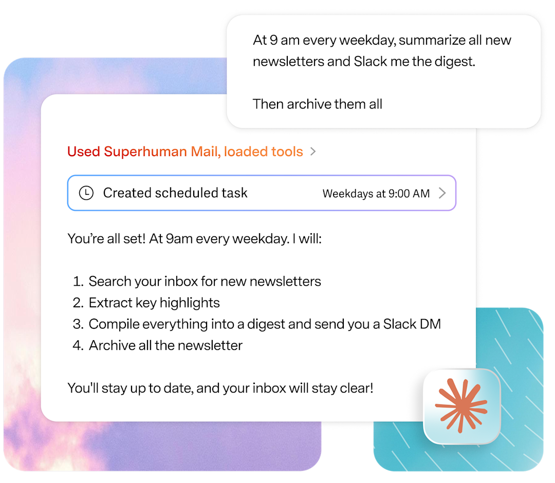 Use Claude to schedule tasks