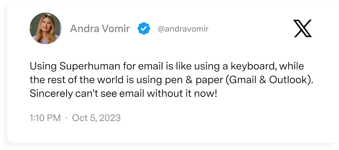 Andra Vomir _ Superhuman for email X post