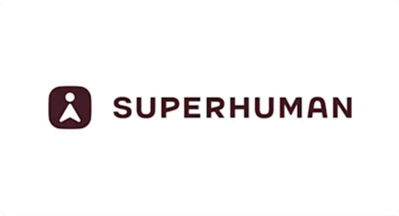 Superhuman logo _ Maroon