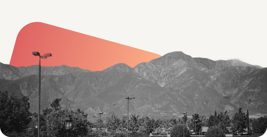 Mountain View skyline