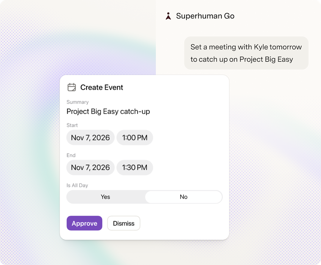 Go _ create an event