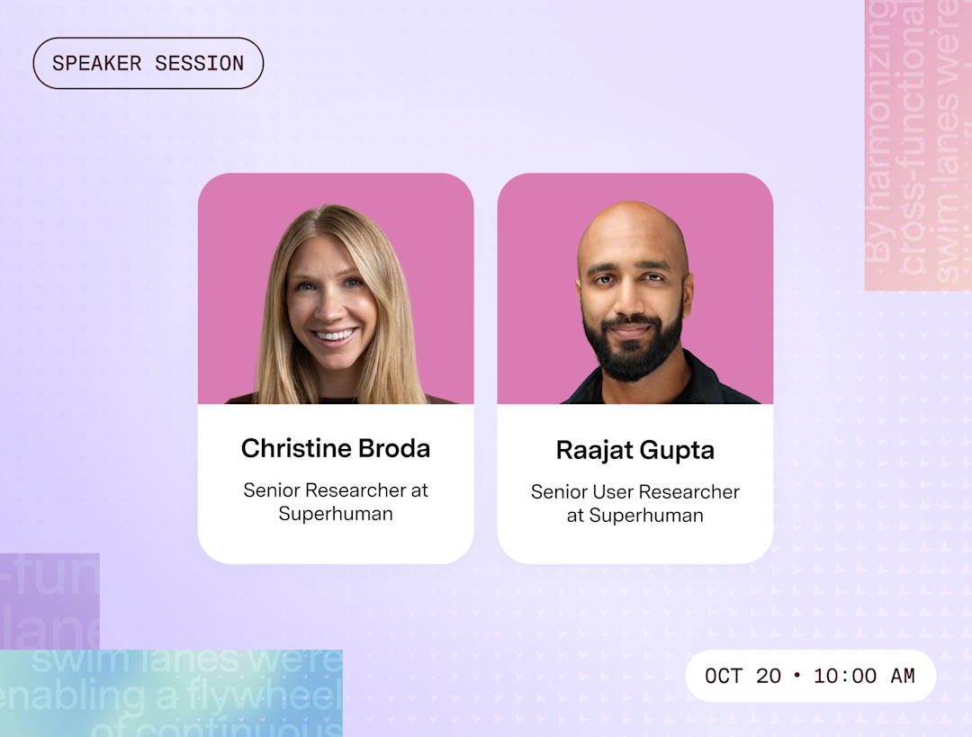 Christine Broda and Raajat Gupta speaker session October 20 at 10 am