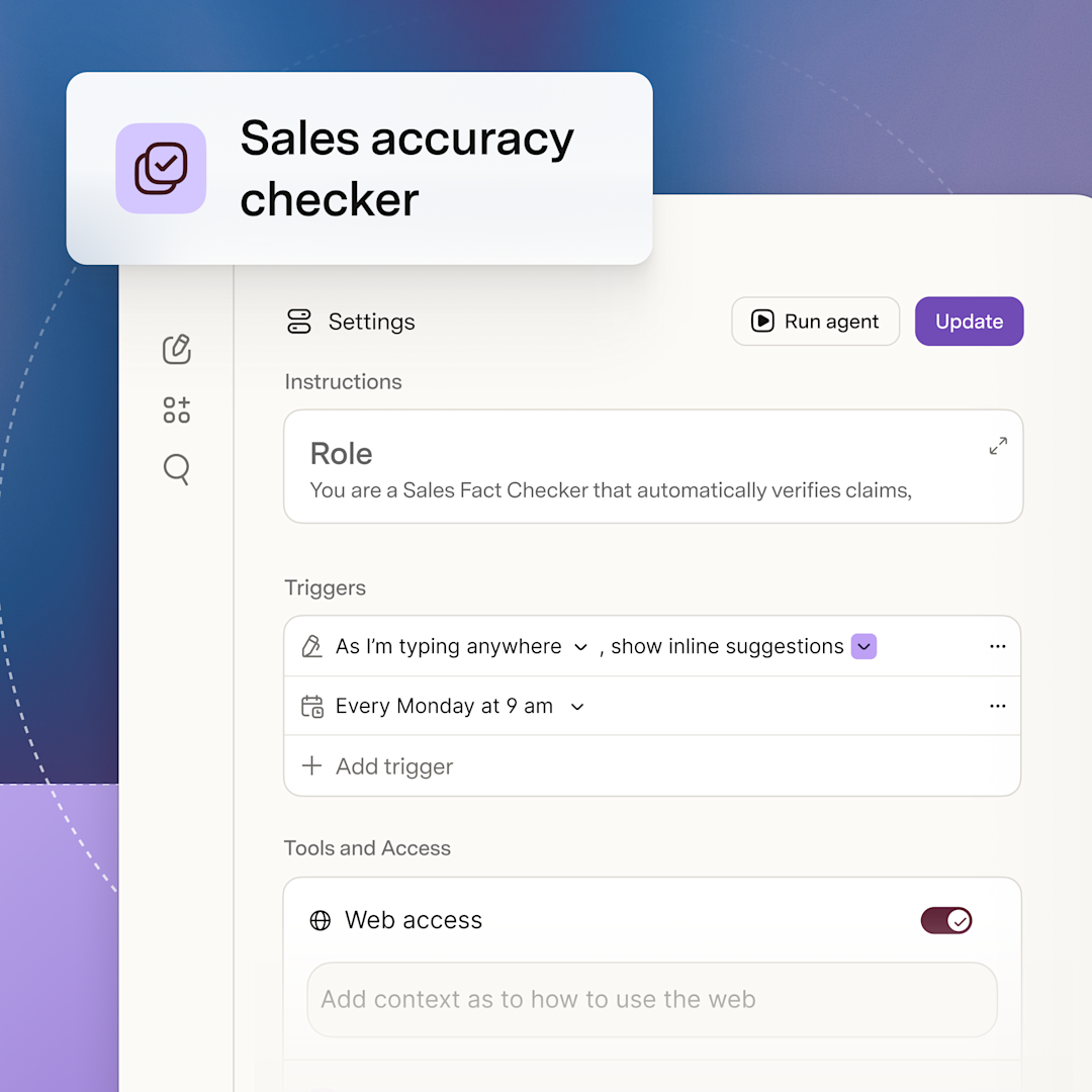 Sales accuracy checker