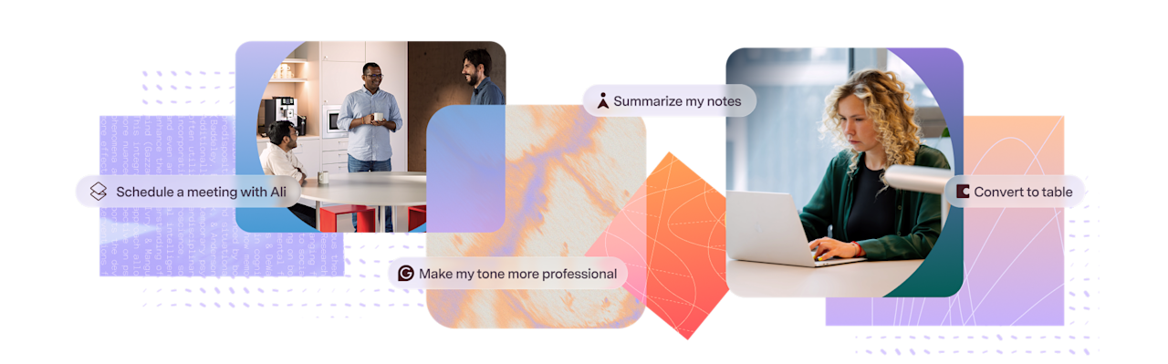 People working and Superhuman prompts