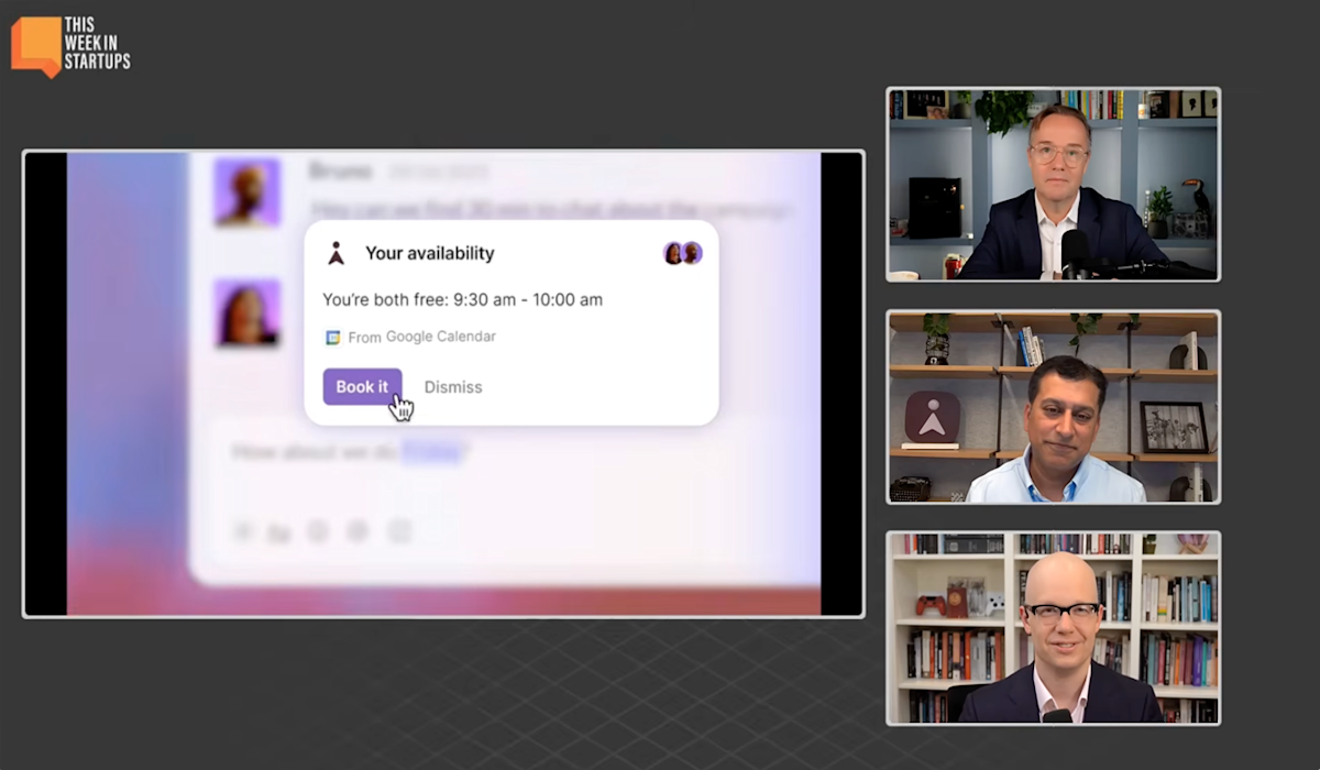 This week in startups _ Superhuman Google Calendar product example