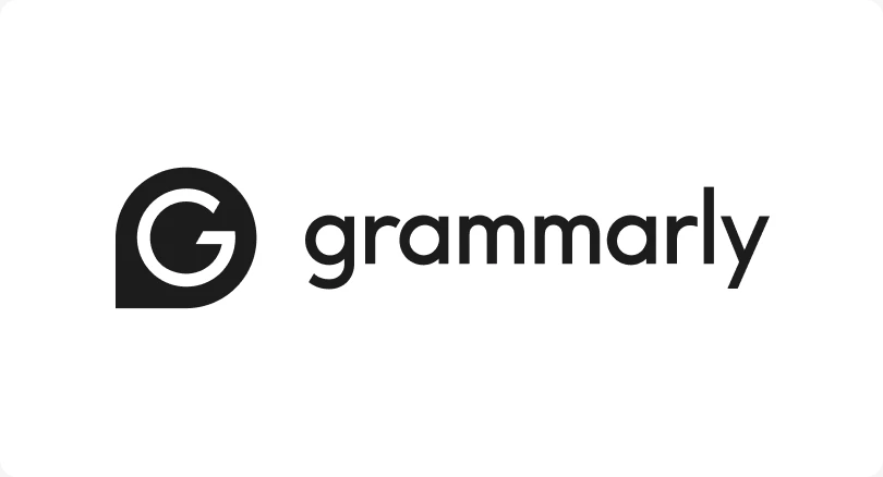 Grammarly logo _ primary lockup black