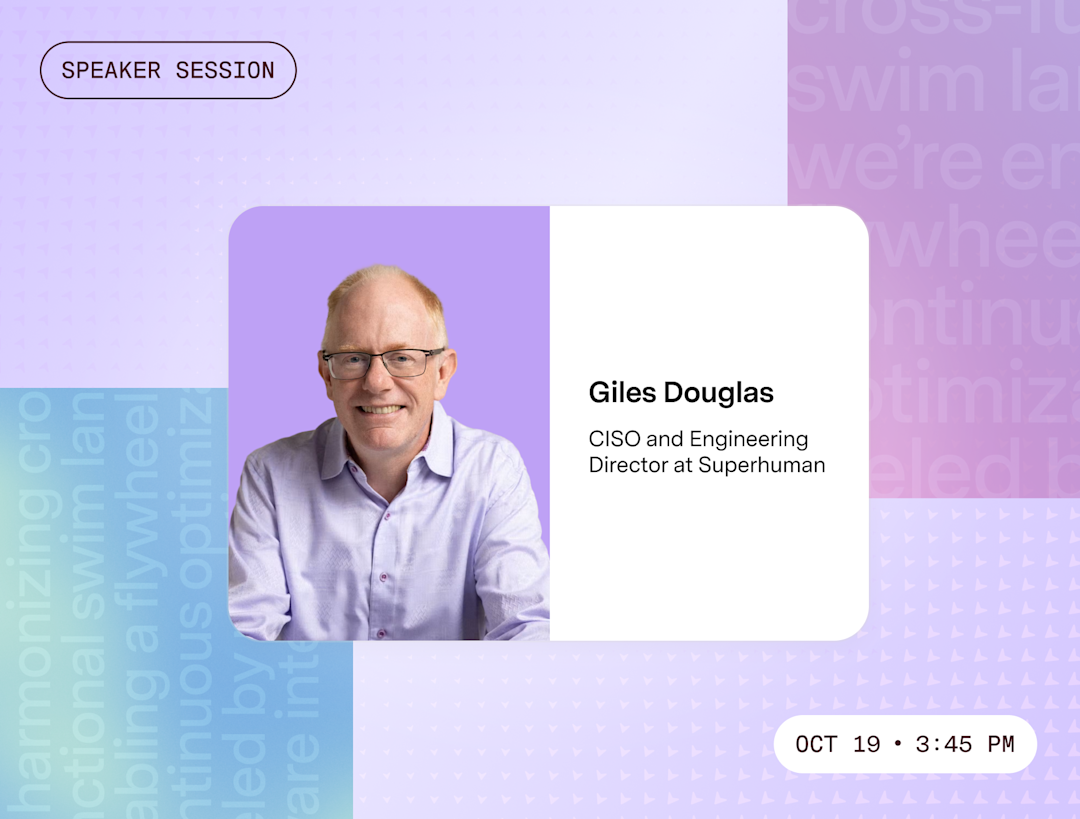 Giles Douglas speaker session on October 19 at 3:45 pm