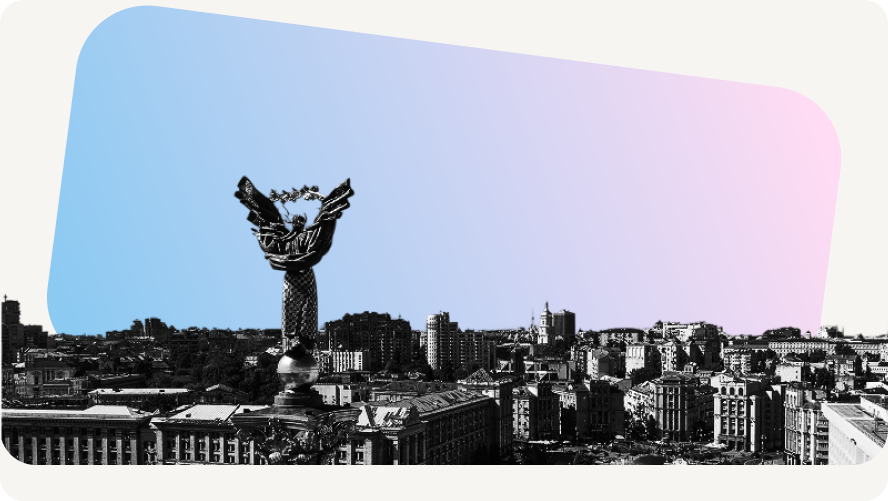 Kyiv skyline