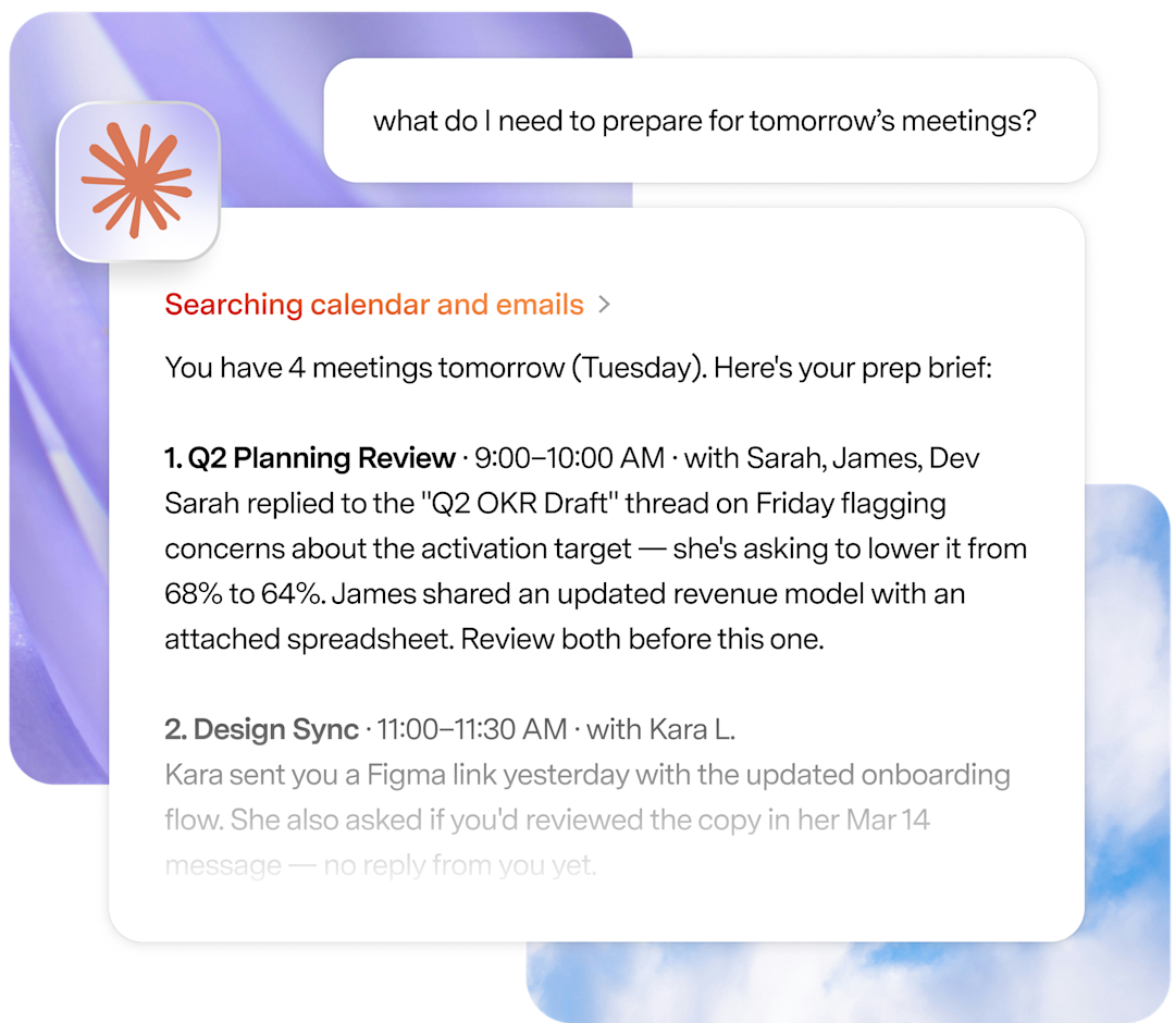Prep for your meetings with Superhuman Mail