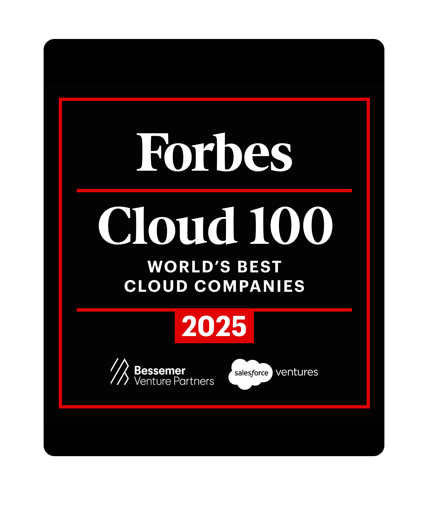 Forbes Cloud 100 World's Best Cloud Companies 2025 image