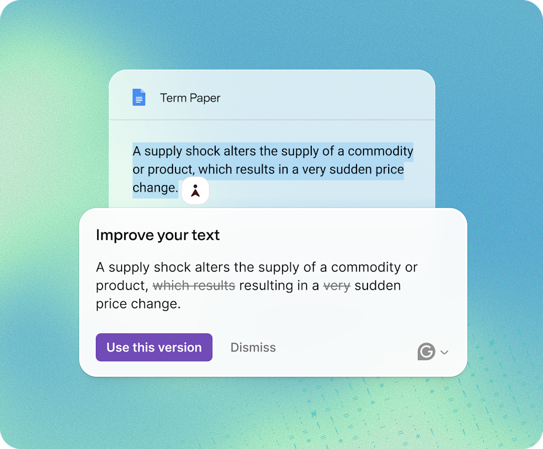Go _ Improve your text
