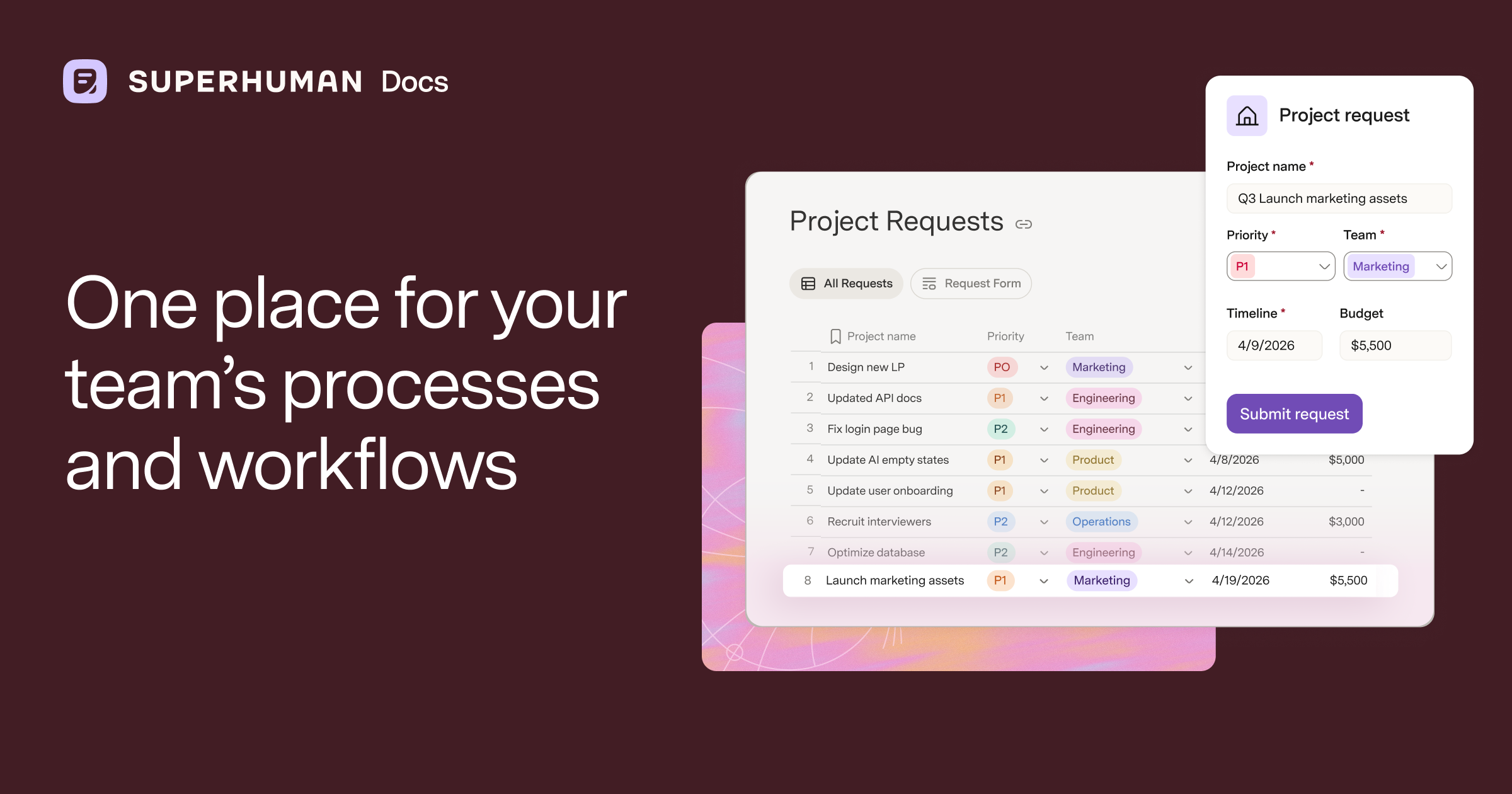 Superhuman Docs: Build the workflows your team needs with just a prompt